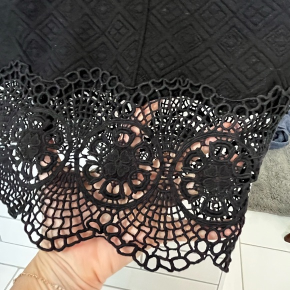 Free People Dresses & Skirts - Free People Black Textured Pencil Skirt